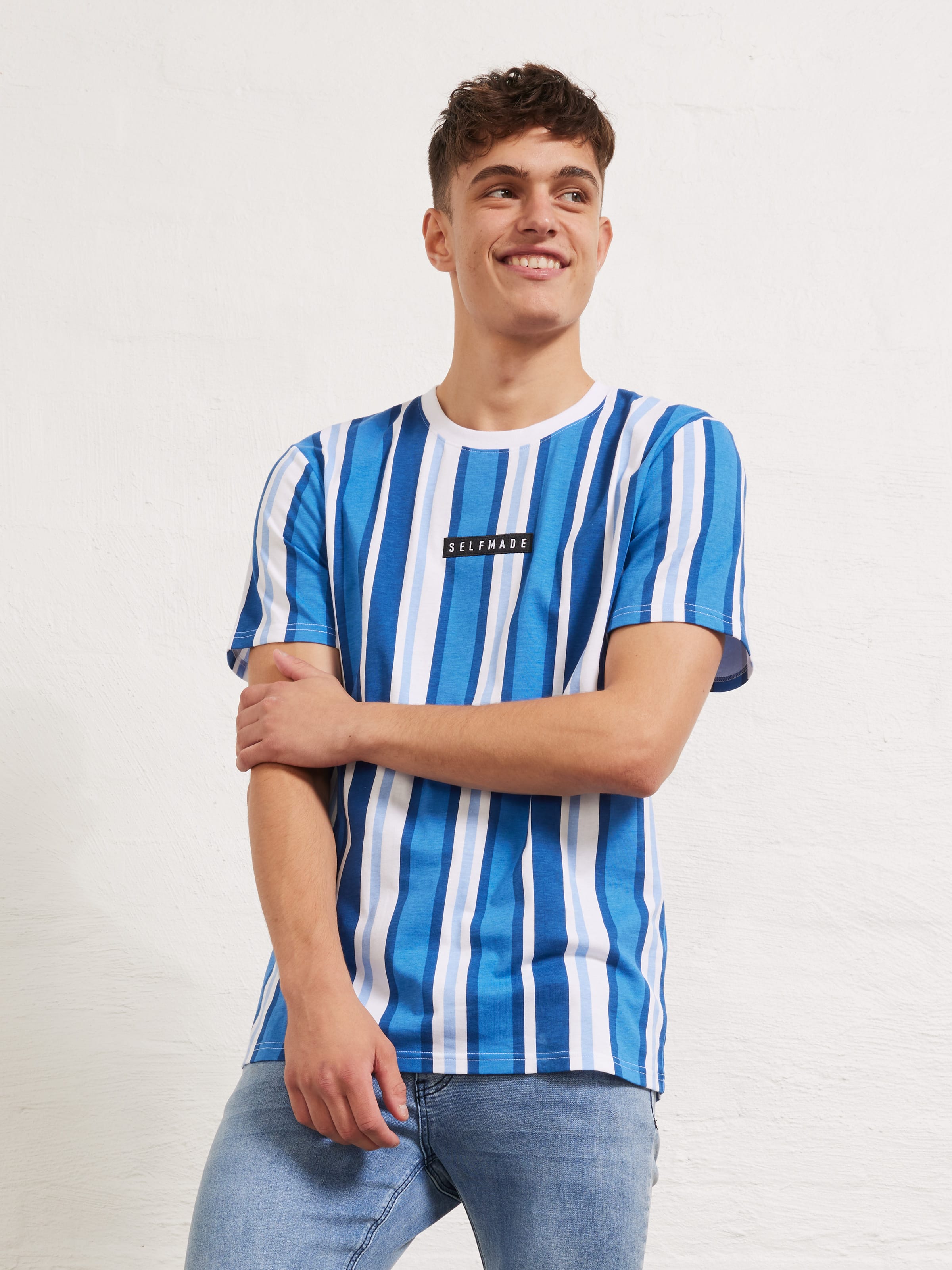 Vstripe Short Sleeve Tee - Jay Jays Online