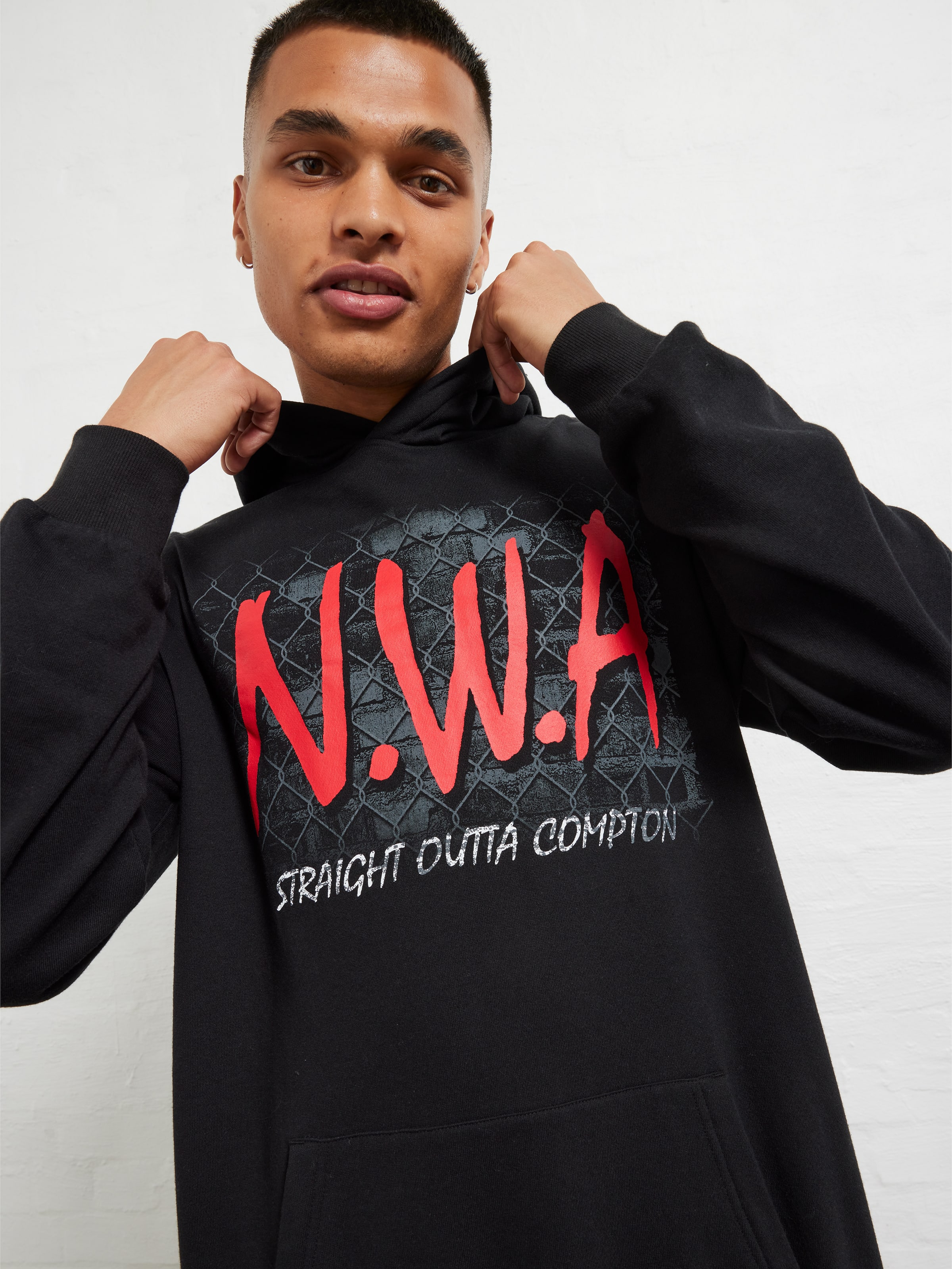 Nwa Photo Hoodie Black - Jay Jays Online