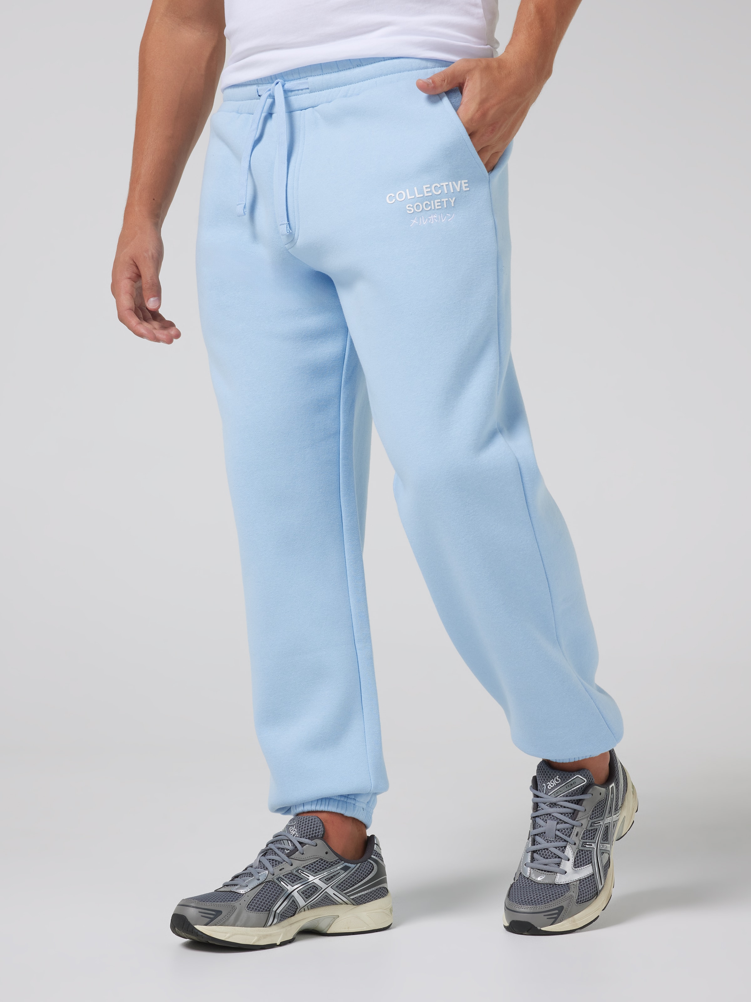 Form 960236 Collective Society Trackpant Powder Blue - Jay Jays Online