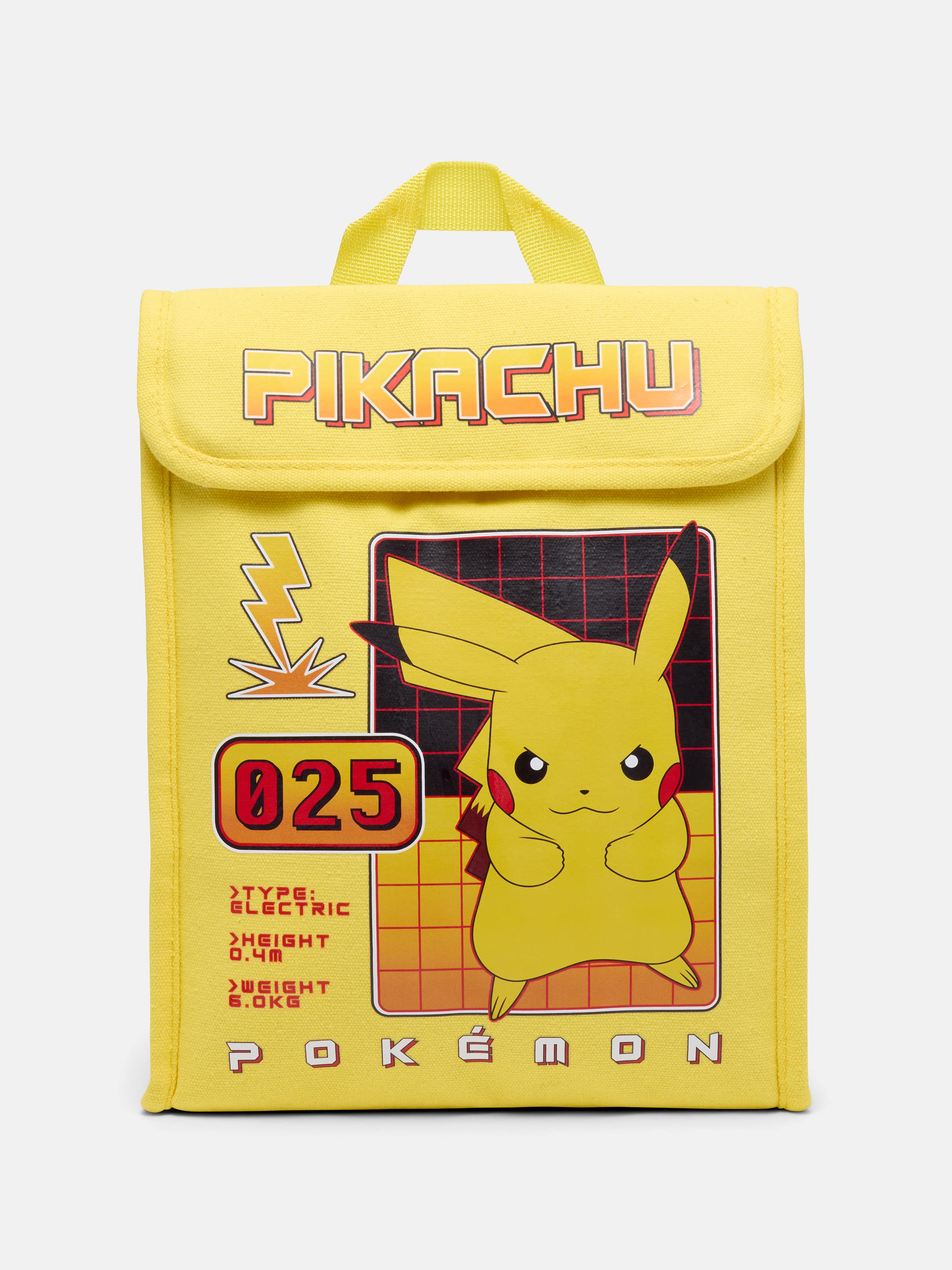 Japan Pokemon Mini Tote Bag Lunch Bag - Pikachu Yellow