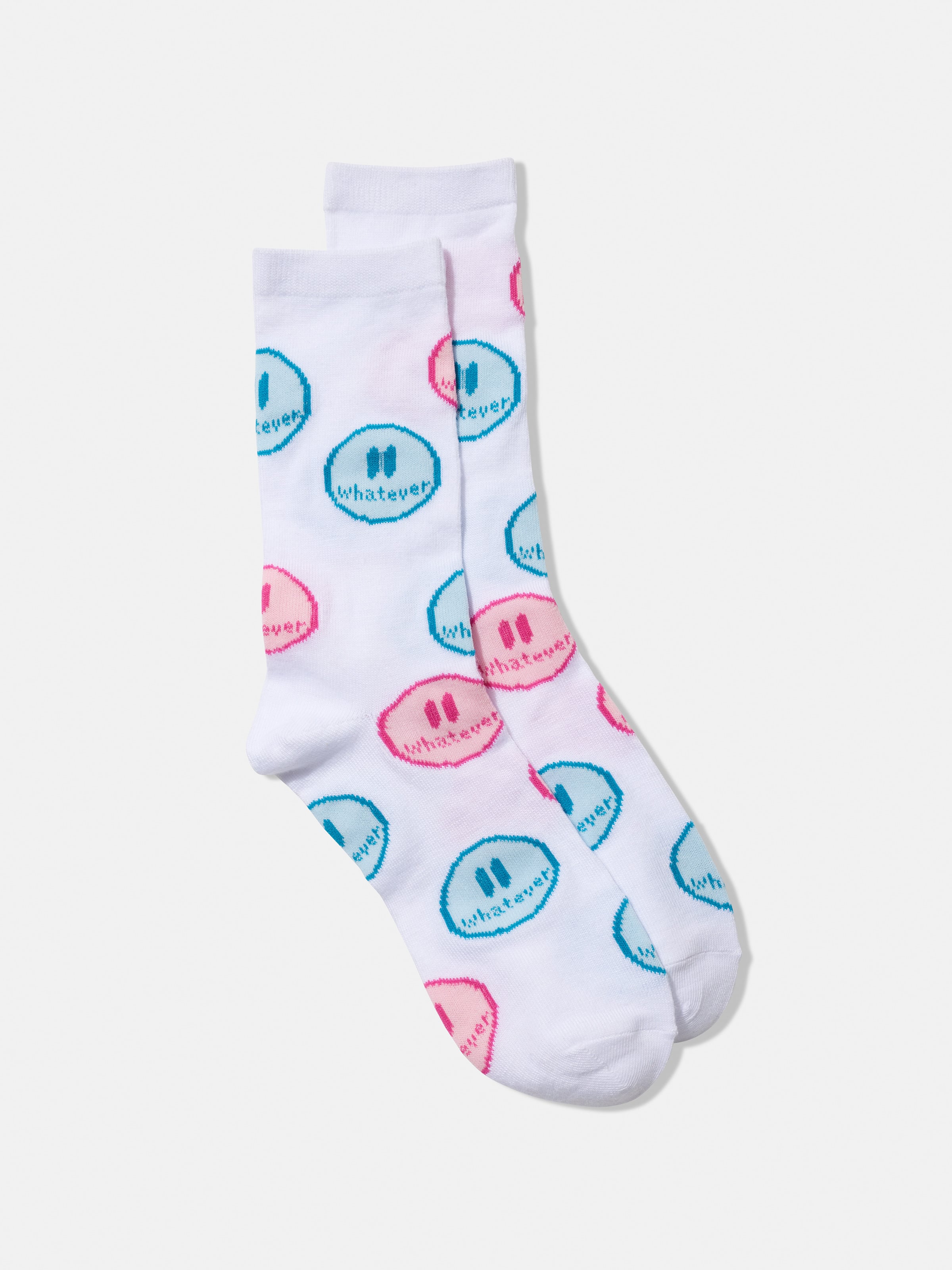 Crew Print Sock Wht/whatever Jay Jays Online